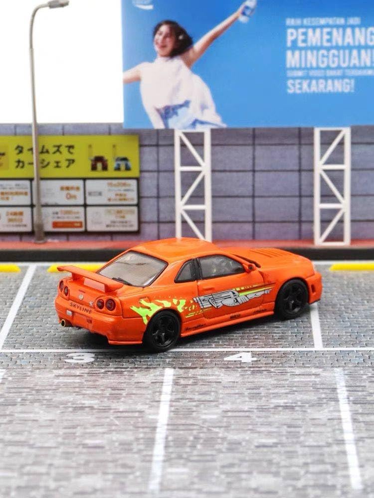 Amazon | 1/64 STREET WEAPON X Ghost Player GT-R R34 日産 ワイスピ